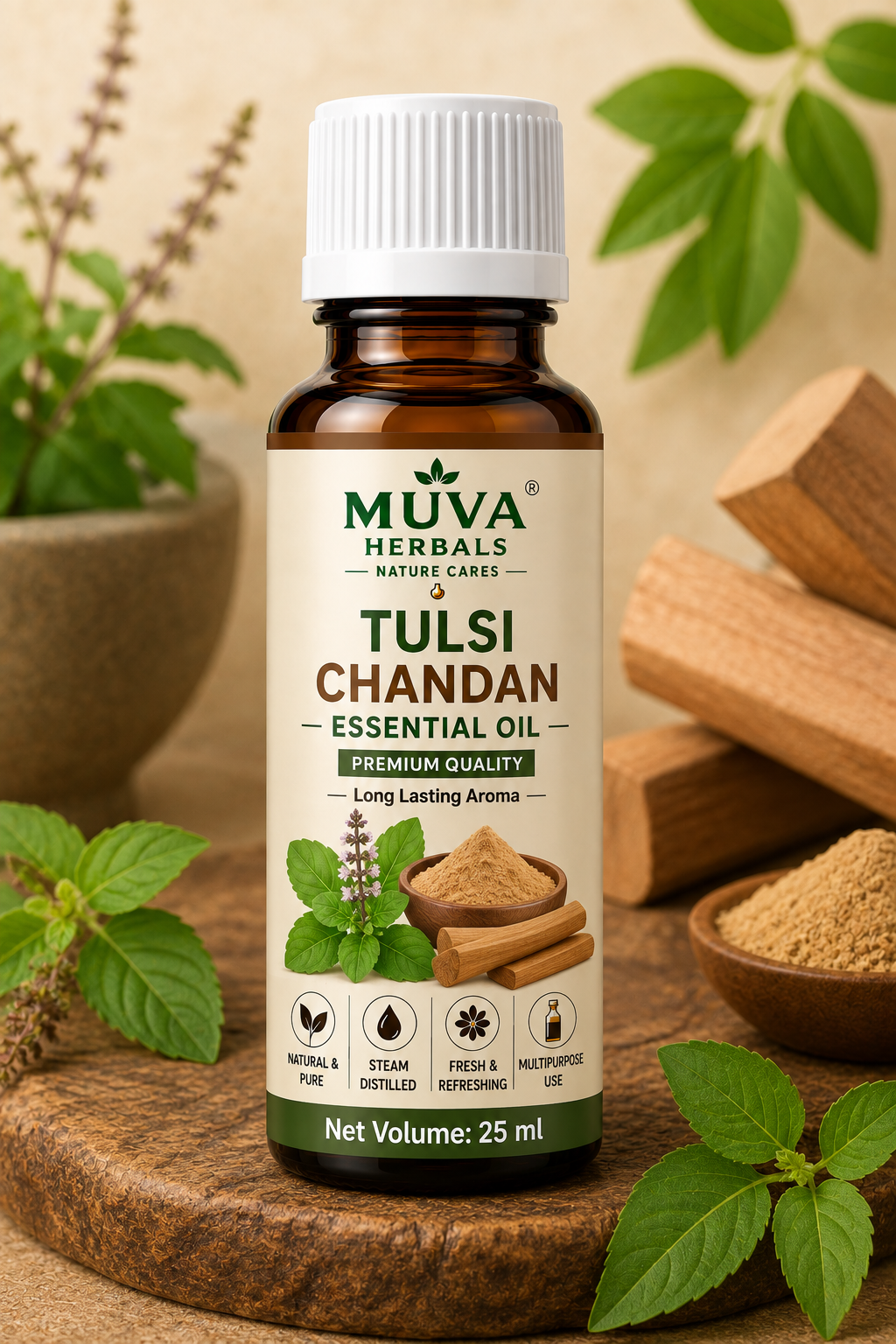 Tulsi Chandan Essential Oil