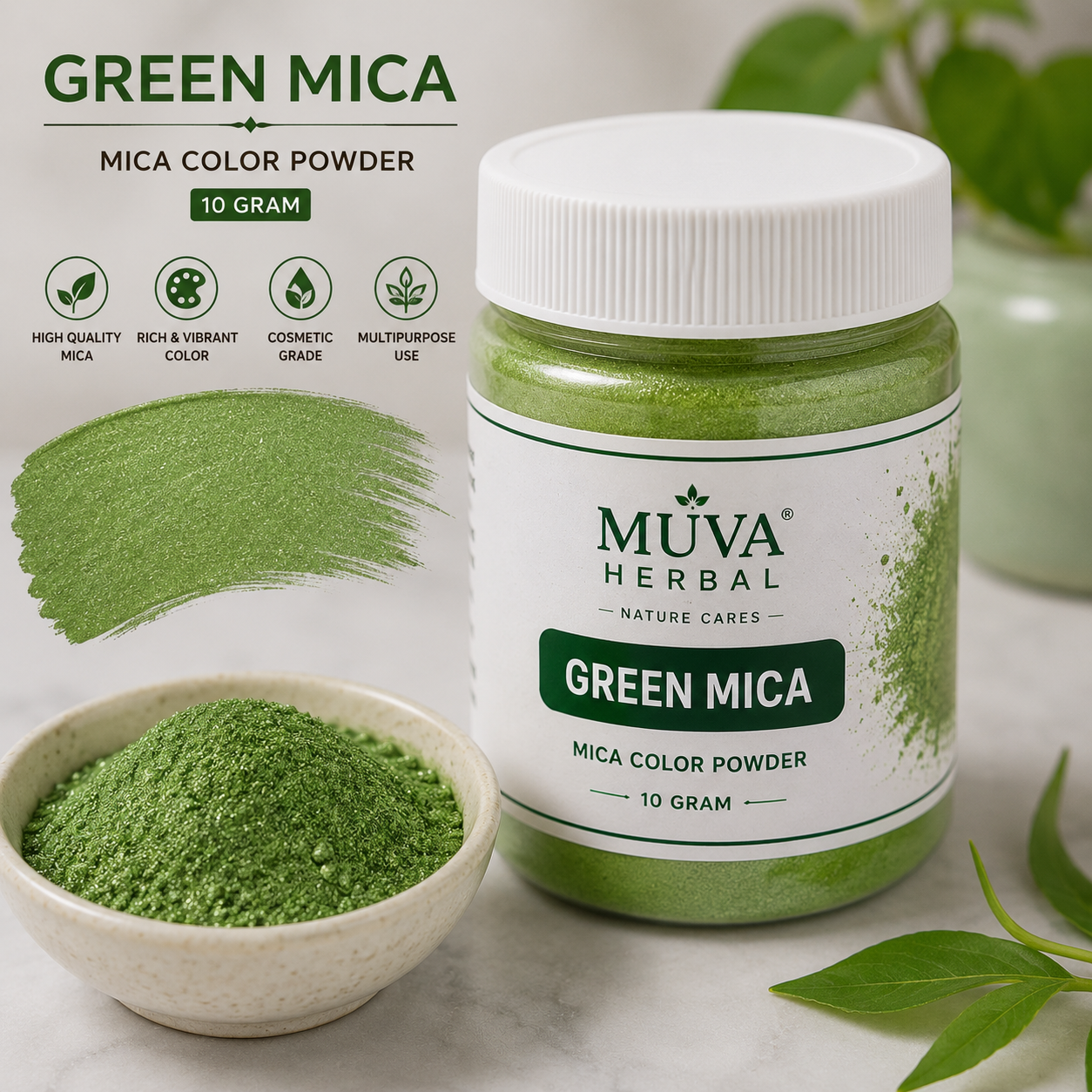 Green Mica Powder