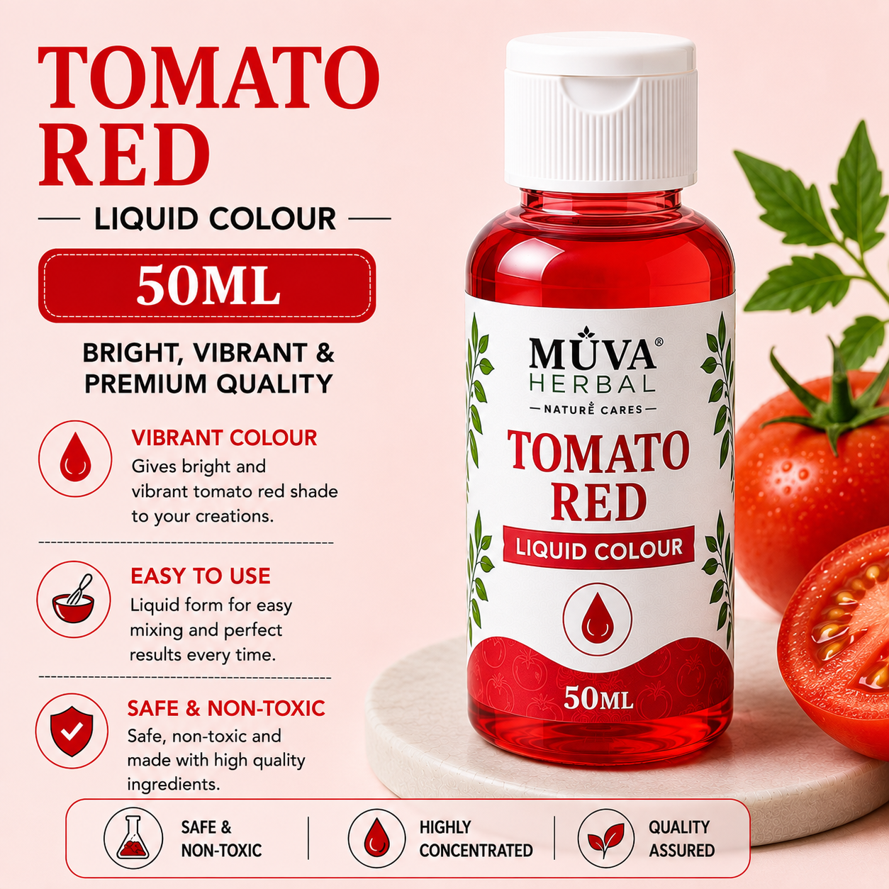 Tomato Red Liquid Color